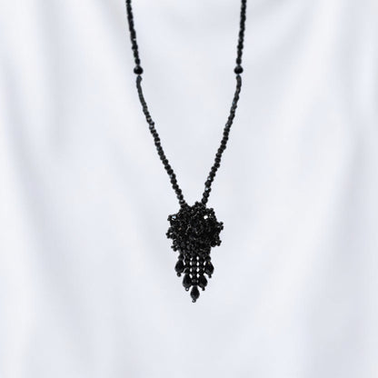Mystelle Beaded Tassel Necklace