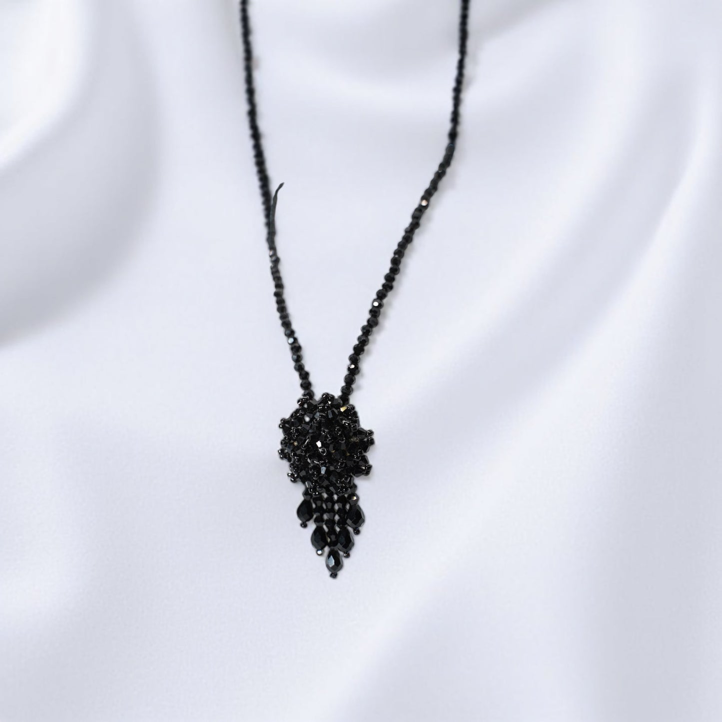 Mystelle Beaded Tassel Necklace