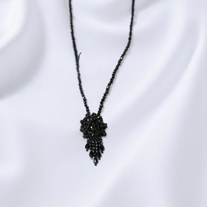 Mystelle Beaded Tassel Necklace