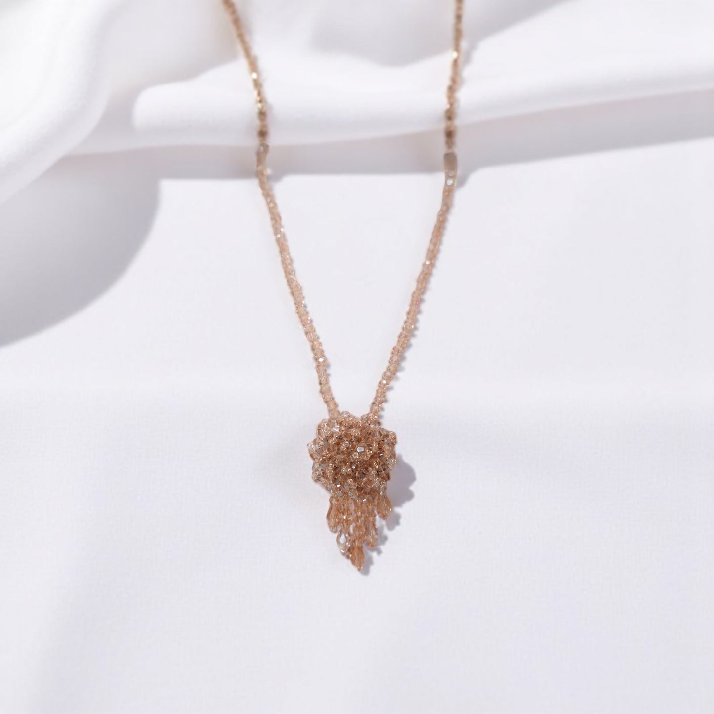 Mystelle Beaded Tassel Necklace
