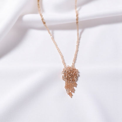 Mystelle Beaded Tassel Necklace