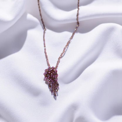 Mystelle Beaded Tassel Necklace
