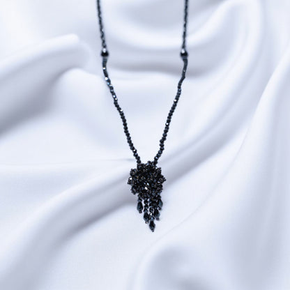 Mystelle Beaded Tassel Necklace