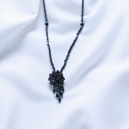 Mystelle Beaded Tassel Necklace