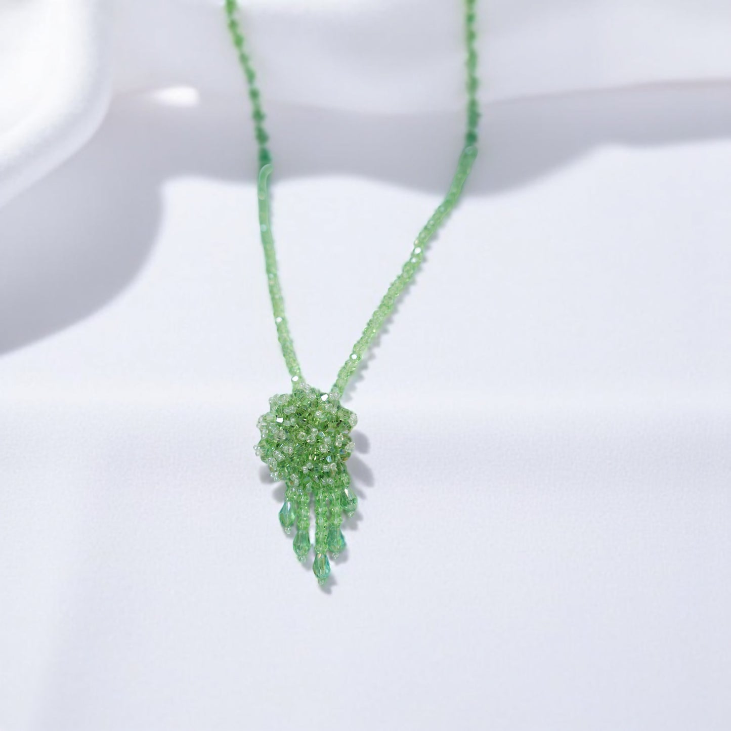 Mystelle Beaded Tassel Necklace