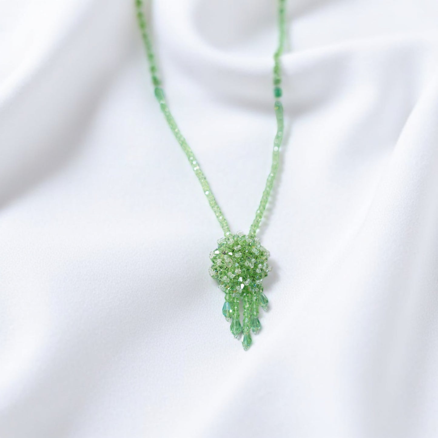 Mystelle Beaded Tassel Necklace