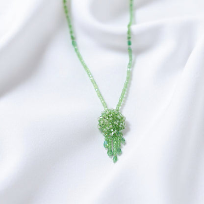 Mystelle Beaded Tassel Necklace