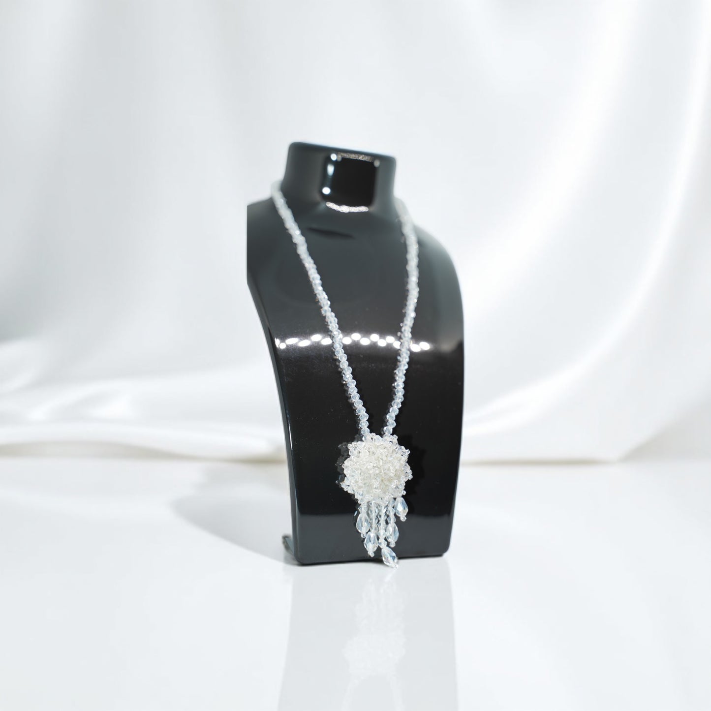 Mystelle Beaded Tassel Necklace
