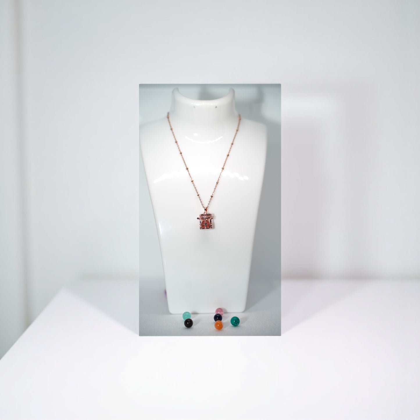 Solena Rose Gold Necklace