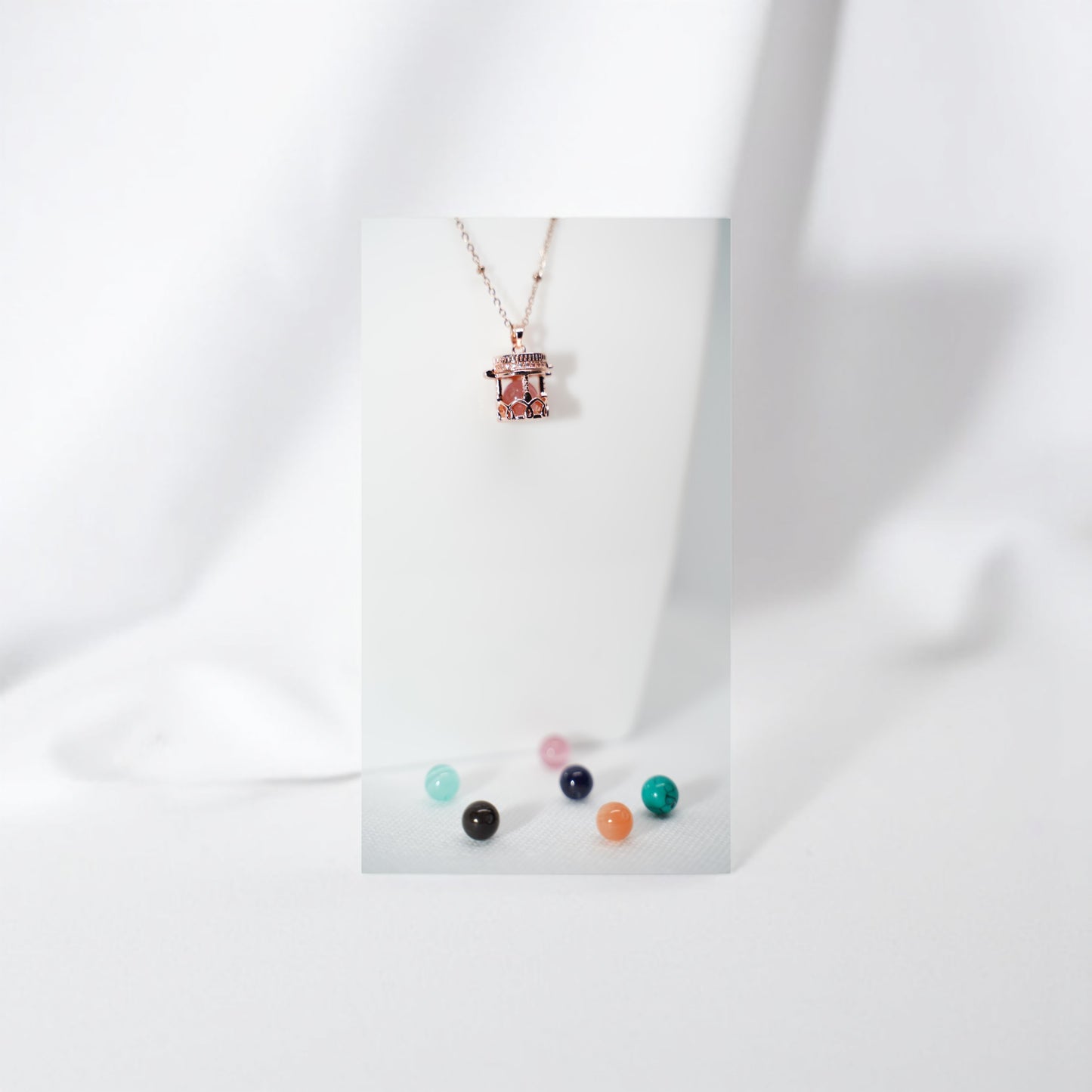 Solena Rose Gold Necklace