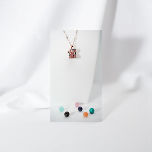 Solena Rose Gold Necklace