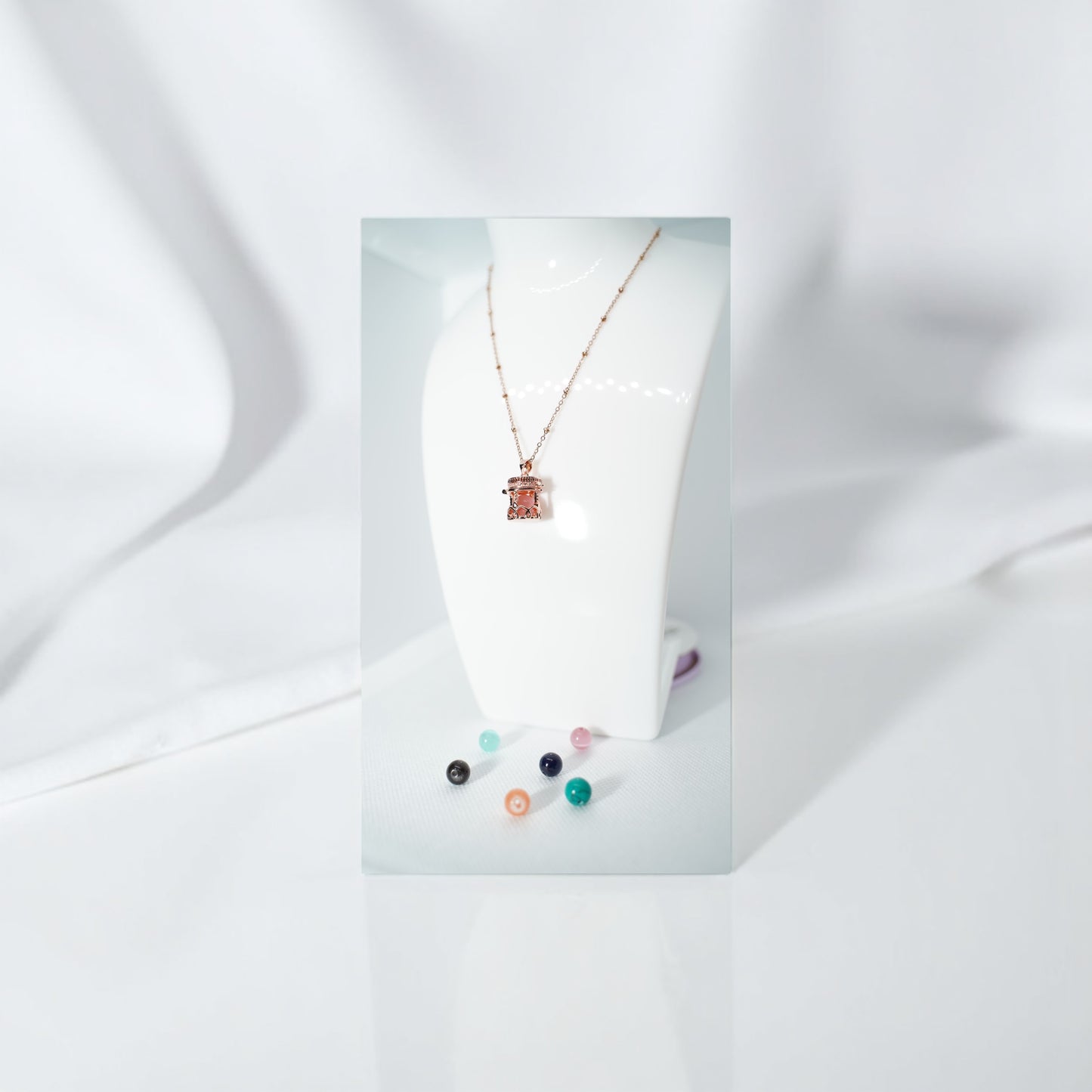 Solena Rose Gold Necklace